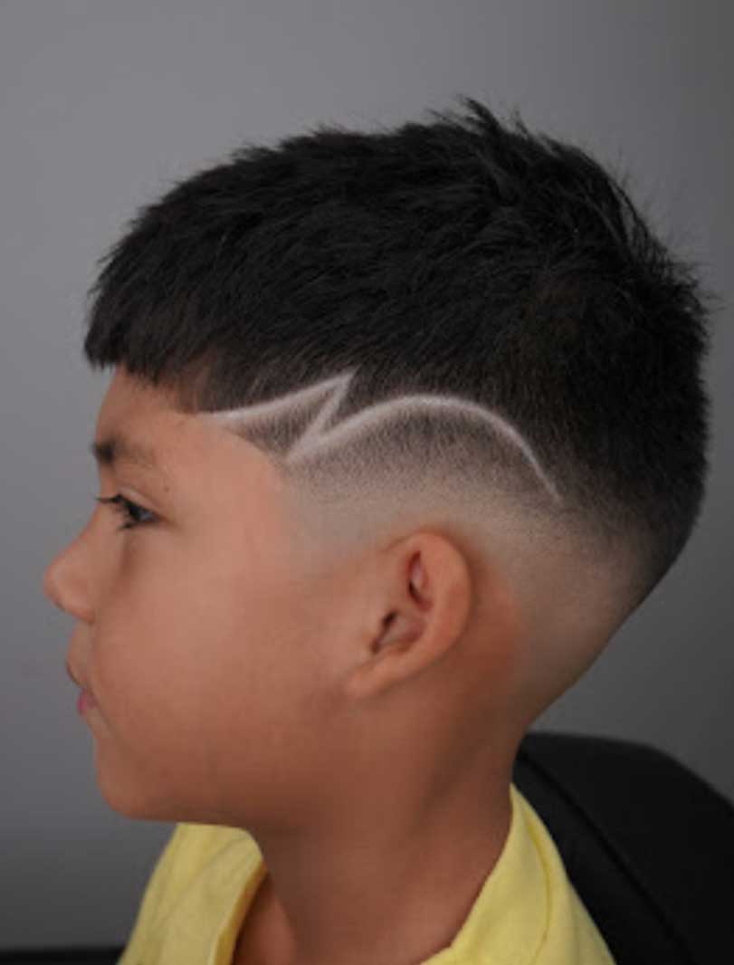 Specialty kid’s haircut service at Houston barbershop